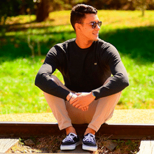 Foto de Guilherme, participante do retiro